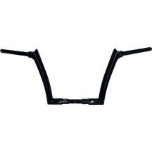 Manillar 1-1/2" de instalación EZ con parte superior puntiaguda — diámetro 38 mm (1-1/2"), subida 12", retroceso 8", ancho 35"