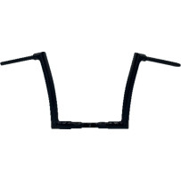 Manillar plano superior 1-1/2" con instalación EZ — diámetro 38 mm (1-1/2"), ancho 89 cm (35"), abrazadera 32 mm (1-1/4")