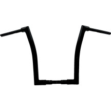 1-1/2" EZ Install Flat Top Handlebar — 1-1/2" diameter, 16" rise, 35" width, Black