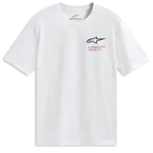 ALPINESTARS (CASUALS) TEE SS CSF POP HELMET WHITE 2X