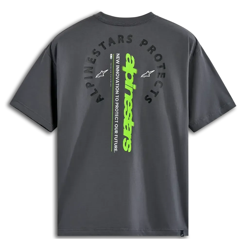 Oversized Overhang CSF T-Shirt — Oversized, Charcoal, Size S