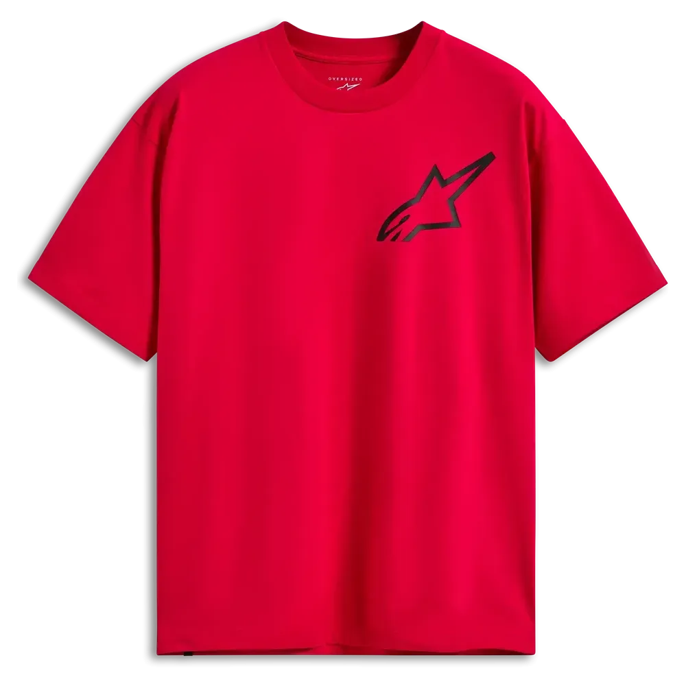 Oversized One CSF T-Shirt — Size S, Oversized fit, Red