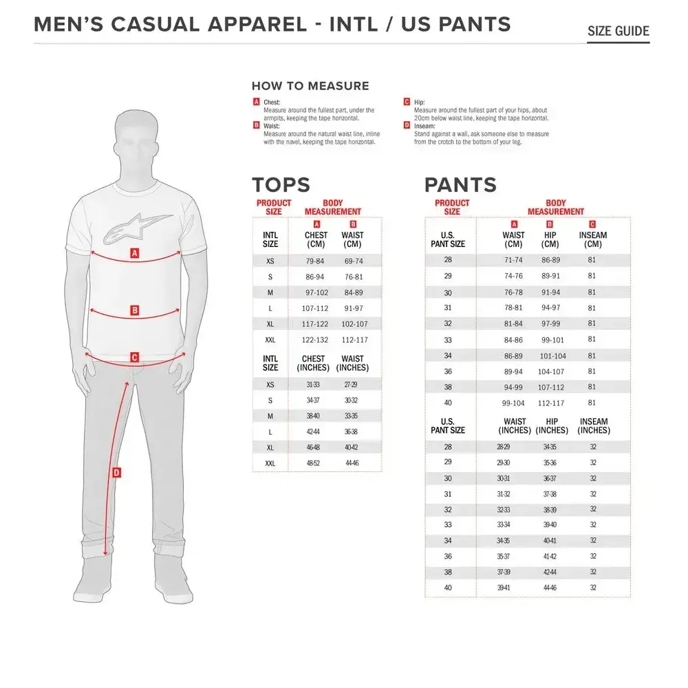 ALPINESTARS (CASUALS) TEE SS CSF NOKA RED XL