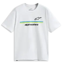 ALPINESTARS (CASUALS) TEE SS CSF LANES WHITE 2XL