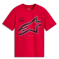 ALPINESTARS (CASUALS) TEE SS CSF AUTHORITY RED L