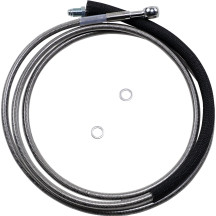Stainless Steel Hydraulic Clutch Line — 188.3 cm (74-1/8") length, +102 mm (4")