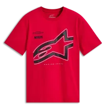 ALPINESTARS (CASUALS) TEE SS CSF AUTHORITY RED XL