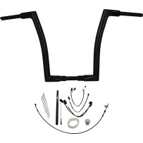 Kit de manillar plano EZ Install de 1-1/2" — 38 mm (1-1/2"), abrazadera 32 mm (1-1/4"), alzada 16", negro