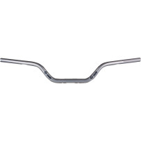 V-Twin MOTO Handlebar — 28.6 mm (1-1/8") diameter, 82 mm rise, 80 cm (31-1/2") width, Silver