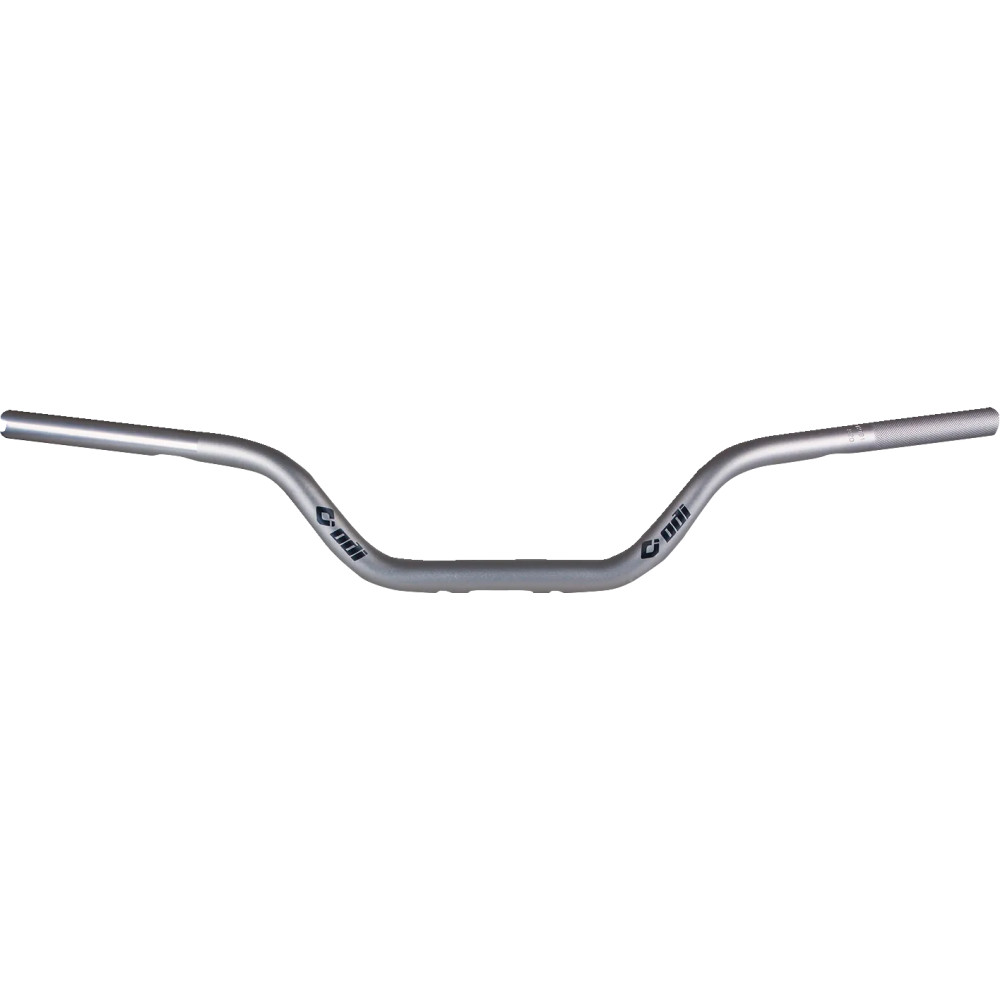 V-Twin MOTO Handlebar — 28.6 mm (1-1/8") diameter, 82 mm rise, 80 cm (31-1/2") width, Silver