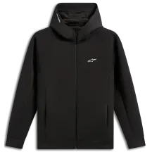 Sudadera con capucha Double Face Cypher con cremallera — Talla L, Negro