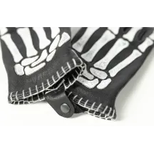 JOHN DOE GLOVE SKELETOR LEATHER BLACK/W