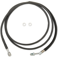 Stainless Steel Hydraulic Clutch Line — 76-1/8" (193.5 cm), Vinyl-Coat Black