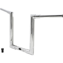 Jason Handlebar — 32 mm clamp (1-1/4"), 38 mm bar (1-1/2"), 73.5 cm (29") wide, 35.5 cm (14") rise, Chrome