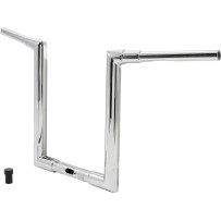 Jason Handlebar — 32 mm clamp (1-1/4"), 38 mm bar (1-1/2"), 73.5 cm (29") wide, 35.5 cm (14") rise, Chrome