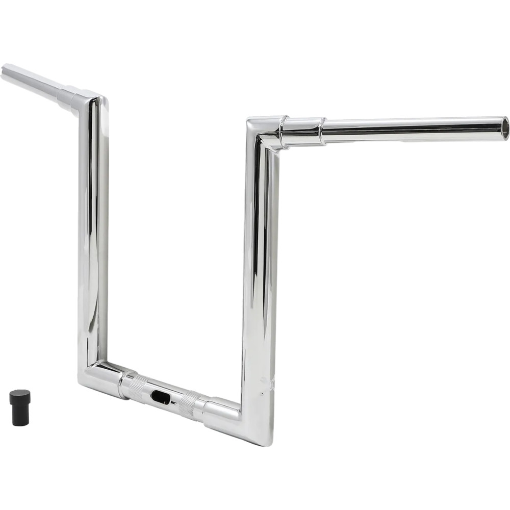 Jason Handlebar — 32 mm clamp (1-1/4"), 38 mm bar (1-1/2"), 73.5 cm (29") wide, 35.5 cm (14") rise, Chrome