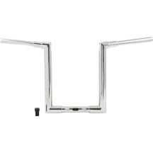 Jason Handlebar — 32 mm clamp (1-1/4"), 38 mm bar (1-1/2"), 73.5 cm (29") wide, 35.5 cm (14") rise, Chrome