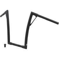 Louie Handlebar — 25.4 mm (1") clamp, 40.5 cm (16") rise, 91.5 cm (36") width, Black flat finish