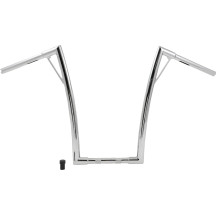 Louie Handlebar — 48.5 cm rise (19"), 25.4 mm clamp (1"), 97 cm width, Chrome