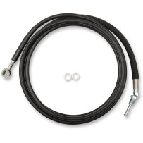 Stainless Steel Hydraulic Clutch Line — 203.5 cm (80-1/8"), vinyl-coat black