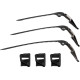 Kit de correas para botas Radial — Negro