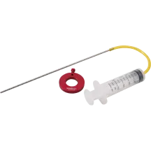 Medidor de nivel de aceite de horquilla — Rojo, Plata, Amarillo, Transparente