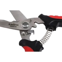 Multi-Purpose Scissors — 8", Black, Red, Silver