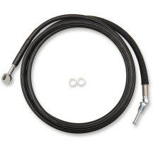 Stainless Steel Hydraulic Clutch Line — 305 mm (12"), 82 in (208.5 cm), Vinyl-Coat Black