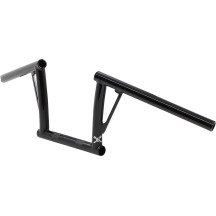 Viejocito Handlebar — 25.4 mm clamp, 8" rise, Black gloss