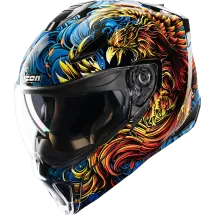 Casco modular Threshold™ Burn Birdie Burn — Talla S, fibra de vidrio compuesta, multicolor
