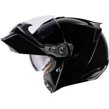 Casco modular sólido Threshold™ — 2XL, negro brillante