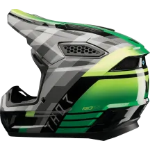 Casco Fleet Camber — Talla L, Negro/Verde, Brillante