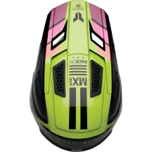 Casco Fleet Defy — Negro/Ácido, Pequeño