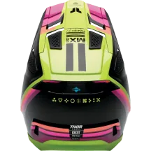 Casco Fleet Defy — Negro/Ácido, Pequeño