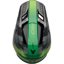 Casco Fleet Camber — Juvenil S, Negro/Verde