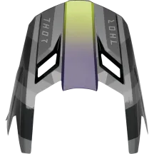 Kit de visera Fleet Camber BK/PU L-2XL — Talla L-2XL, Compatible con Fleet, Negro/Púrpura
