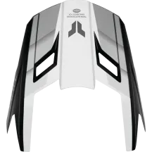 Kit de visera Fleet Defy — Negro/Blanco, L-2XL