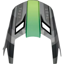 Kit de visera juvenil Fleet Camber BK/GN — Talla única, Fleet, negro/verde