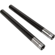 Fork Tubes — 49.00 mm diameter, 581.03 mm length, Black
