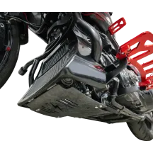 Forged Carbon Fiber Skid Plate — 11.5" L x 11.5" W, 0.125" thick, Black