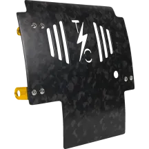 Forged Carbon Fiber Skid Plate — 11.5" x 11.5", 0.125" thick, Black