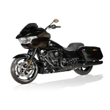 Espejo ajustable vástago corto (12 cm) Edición Negro y Dorado — 13 x 8.25 cm cabezal, vástago 12 cm