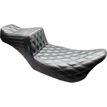 Asiento Tailwhip Daddy Long Legs — 6 in de respaldo, 11-1/2 in de ancho de asiento, 2 plazas, Negro/Verde