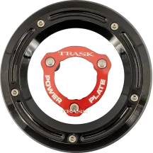 Derby Cover and Power Plate Kit — Black, Red