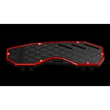 Floorboard — Black, Red, bolt-on