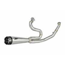 ZARD Full Kit Exhaust System 2:1 H-D Tourings (Street Glide / Road King / Road Glide) — 2-into-1 full system, stainless steel