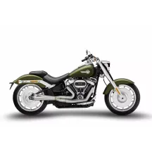 ZARD FULL KIT EXHAUST SYSTEM 2:1 H-D SOFTAILS — 2-Into-1 system, stainless steel