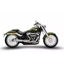 ZARD FULL KIT EXHAUST SYSTEM 2:1 H-D SOFTAILS — 2-into-1 system, polished