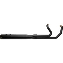 2-into-1 Sidewinder Exhaust System — 4-1/2" muffler, Black