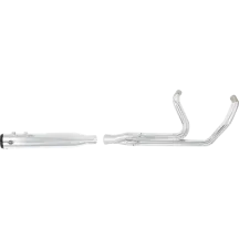 2-into-1 GNX Exhaust System — 11.5 cm (4-1/2") muffler, Chrome